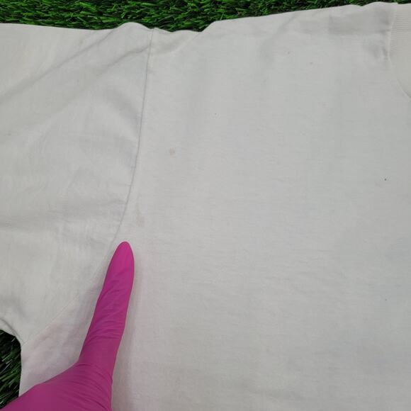 Vintage 80s Fruit-of-the-Loom Shirt XL 23x26 USA - Picture 4 of 16